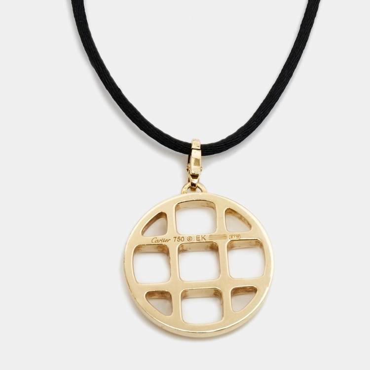 Pre Owned Cartier Pasha de Cartier 18k Yellow Gold Cord Necklace