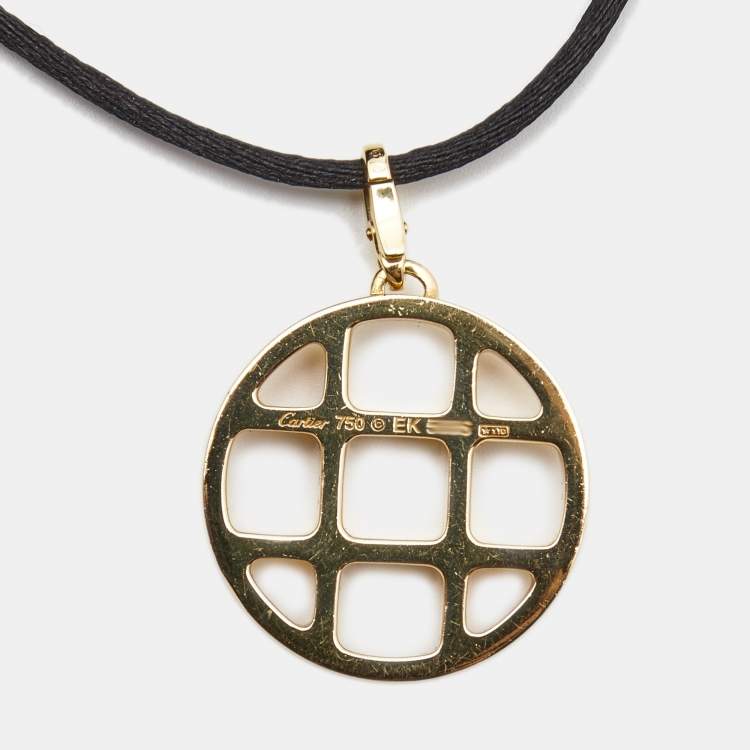 Pre Owned Cartier Pasha de Cartier 18k Yellow Gold Cord Necklace