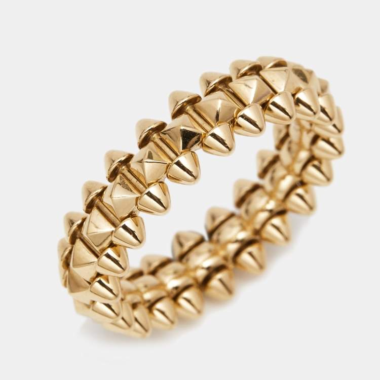 Pre Owned Cartier Clash de Cartier 18k Rose Gold Ring Size 53