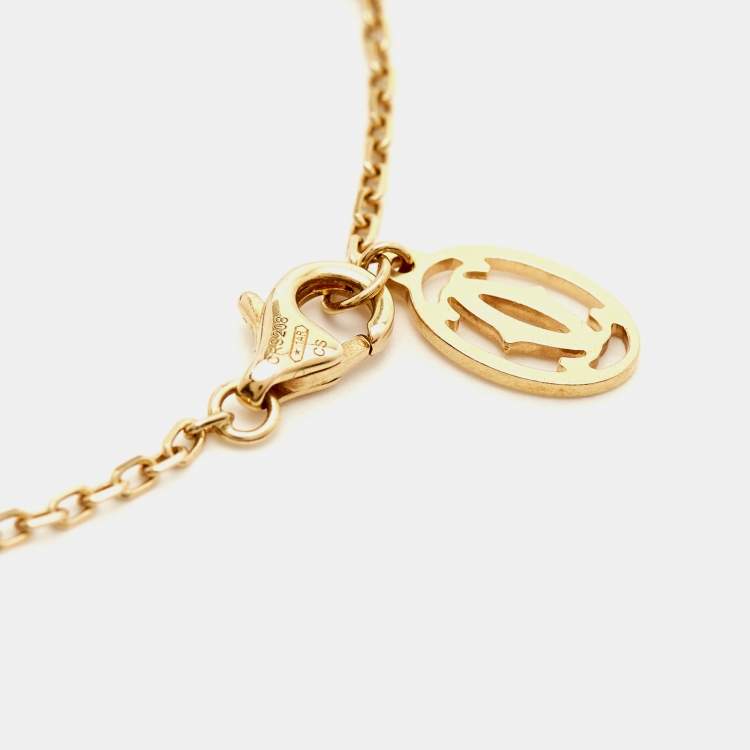 مملوكة مسبقًا Cartier D'Amour Diamond 18k Yellow Gold Small Model Bracelet