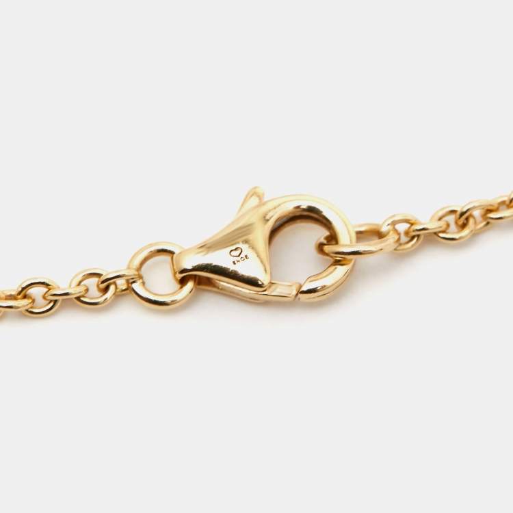 مملوكة مسبقًا Cartier Love Interlocking Loops 18k Yellow Gold Bracelet