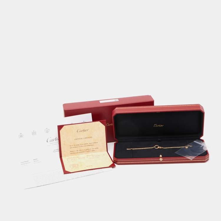 مملوكة مسبقًا Cartier Love Interlocking Loops 18k Yellow Gold Bracelet