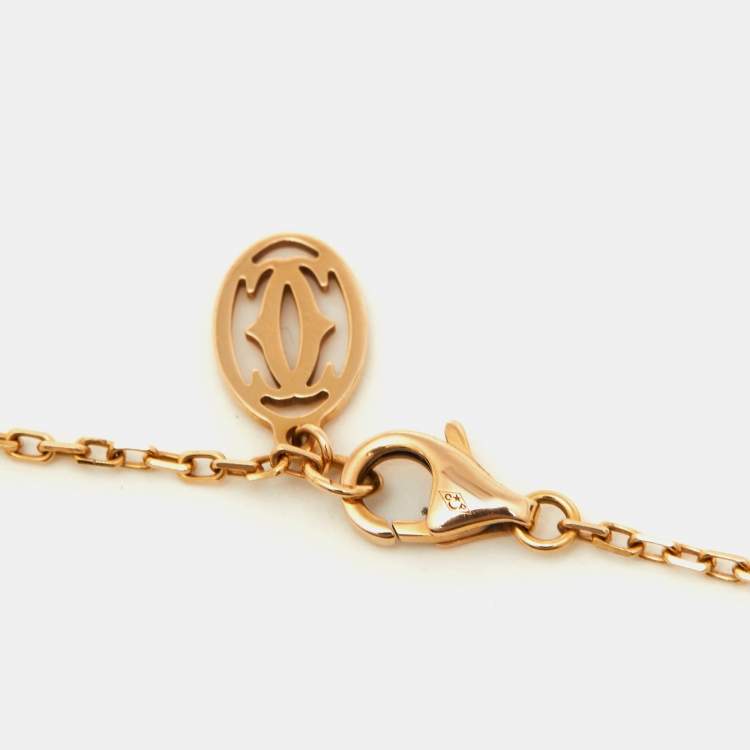مملوكة مسبقًا Cartier D'amour Pink Sapphire 18k Rose Gold Bracelet