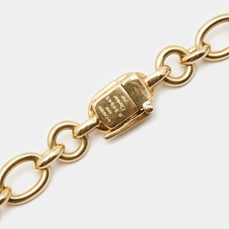 مملوكة مسبقًا Cartier 18k Yellow Gold Chain Necklace