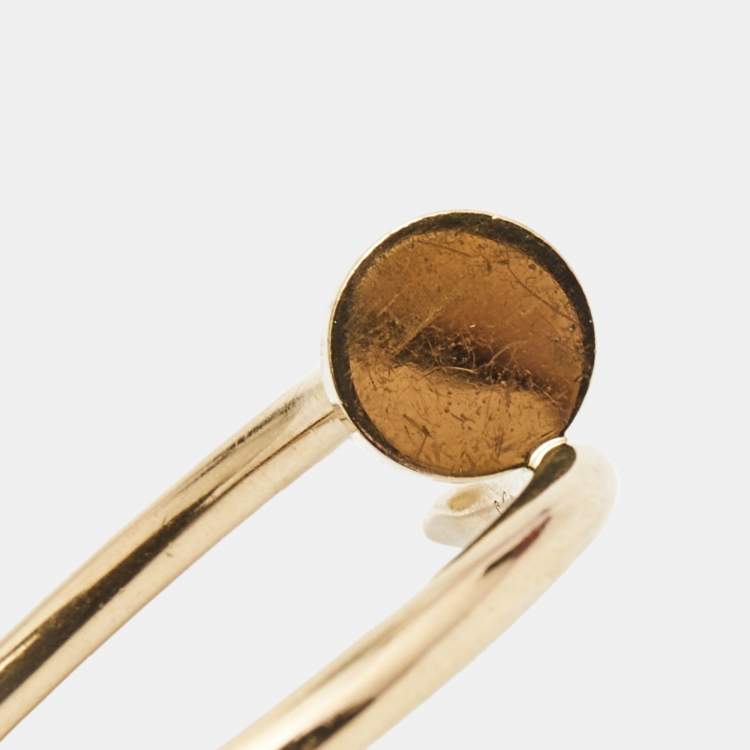 Pre Owned Cartier Juste Un Clou 18k Yellow Gold Bracelet 16