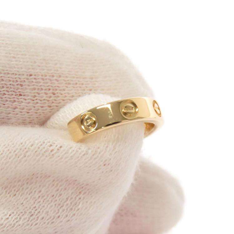 Pre Owned Cartier Love 18K Yellow Gold Earrings
