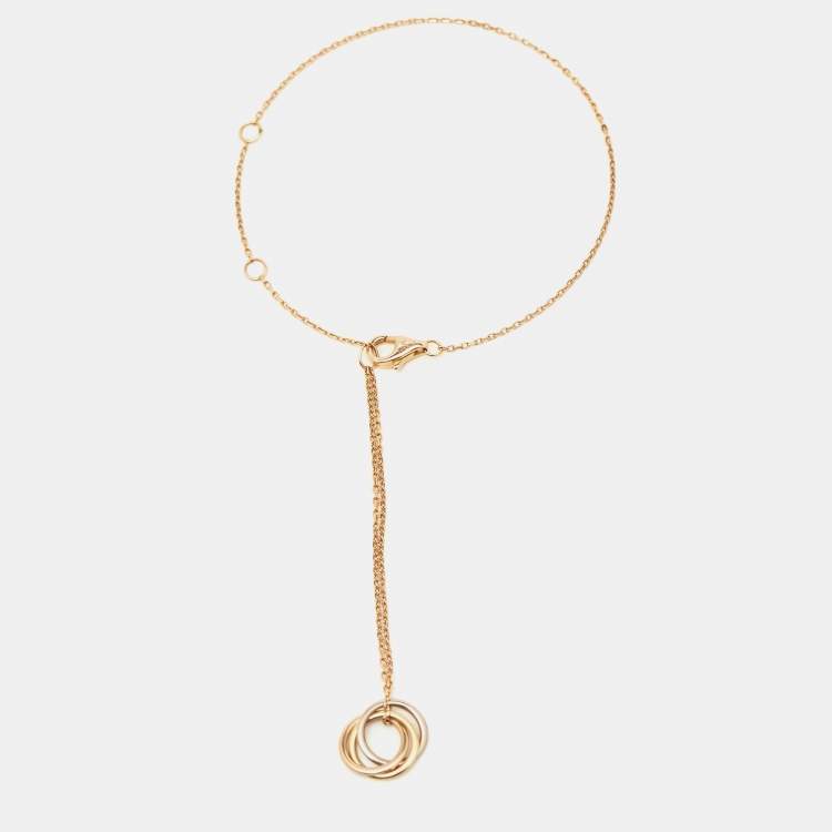 Pre Owned Cartier Trinity de Cartier 18K Three Tone Gold Bracelet