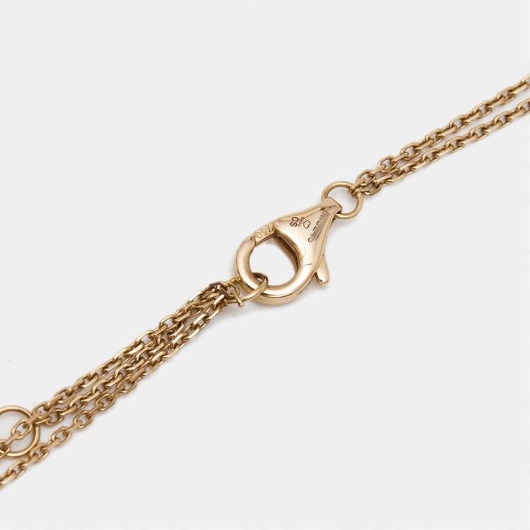 مملوكة مسبقًا Cartier Trinity 18K Three Tone Gold Necklace