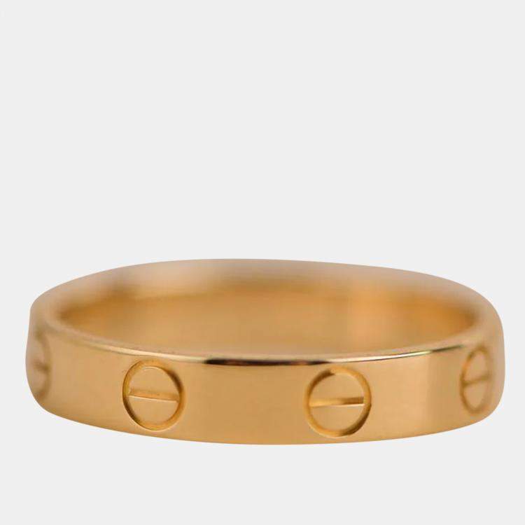 Cartier love wedding discount band yellow gold