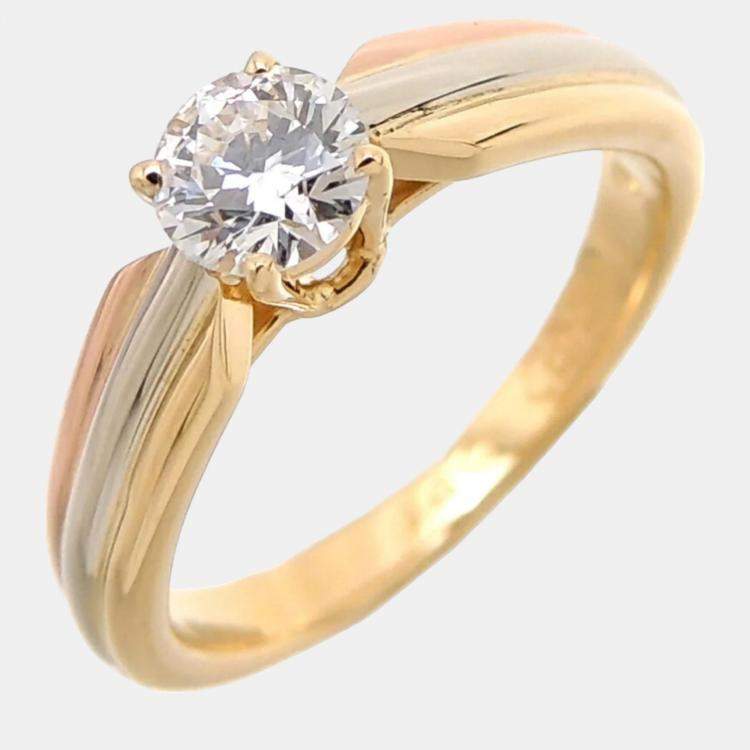 Cartier-style Reproduction Ring -- Seamless engagement ring in high  pressure platinum or palladium