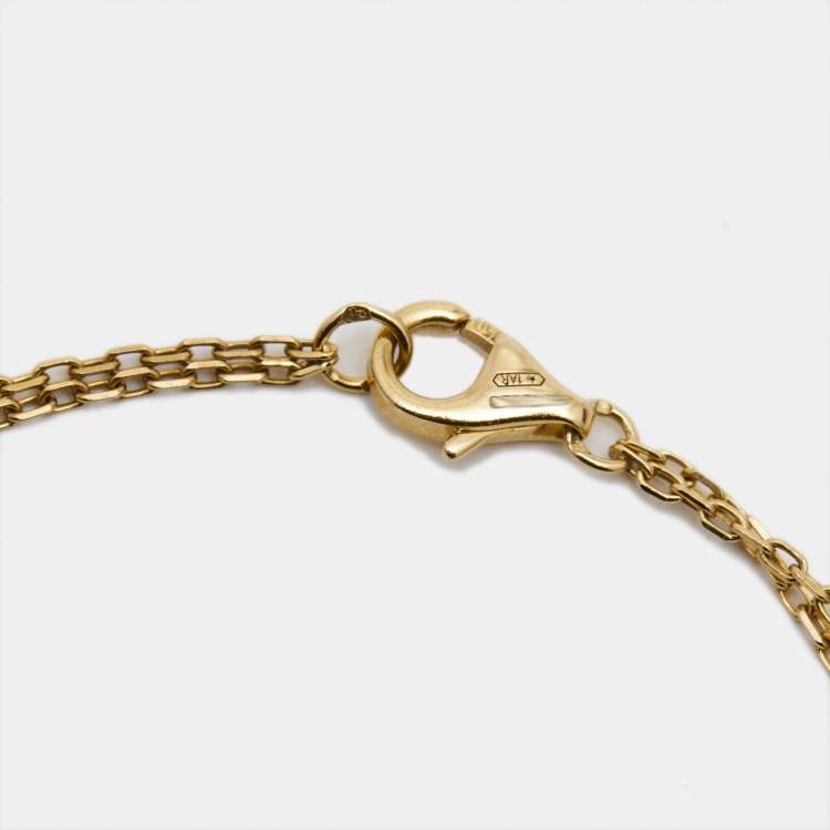 مملوكة مسبقًا Cartier Love Diamond 18k Yellow Gold Bracelet