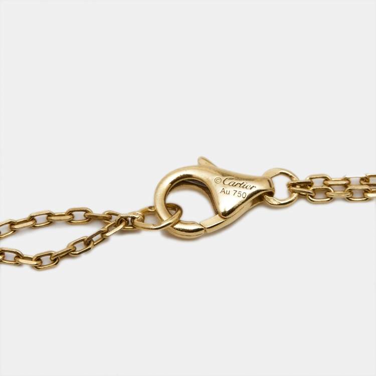 مملوكة مسبقًا Cartier Love Diamond 18k Yellow Gold Bracelet