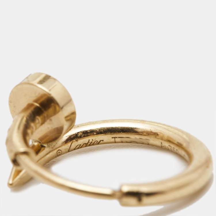 Pre Owned Cartier Juste Un Clou 18k Yellow Gold Earring