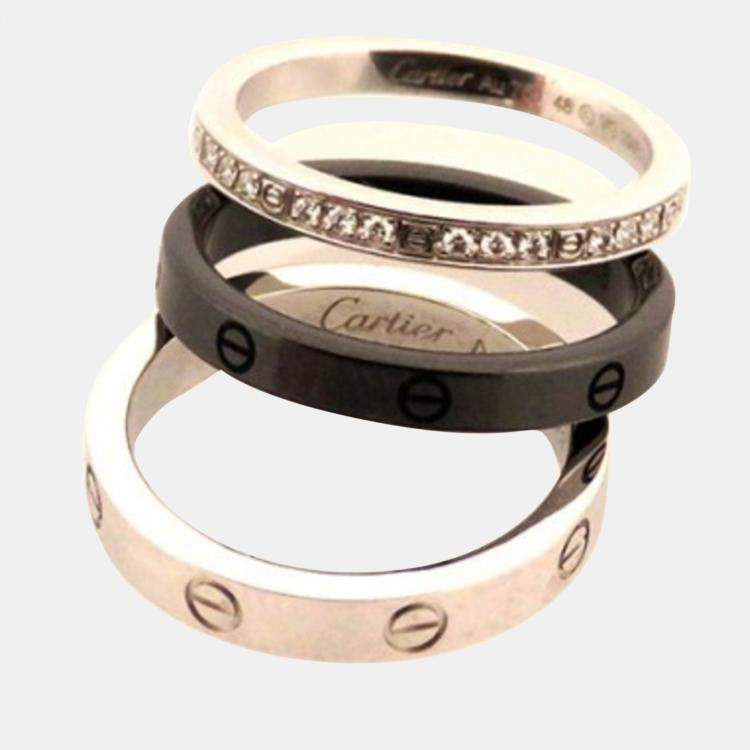 Cartier ceramic clearance ring