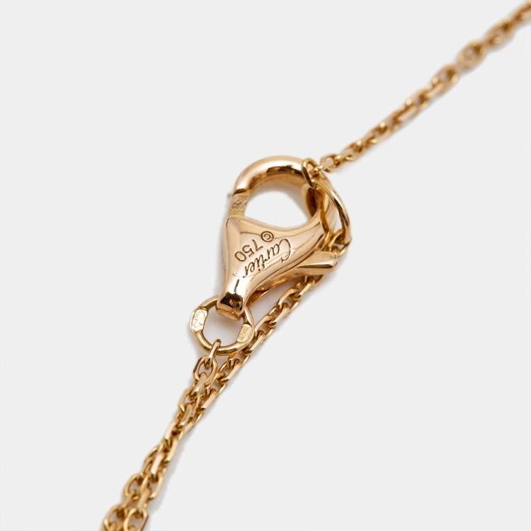 Pre Owned Cartier Trinity 18k Three Tone Gold Bracelet