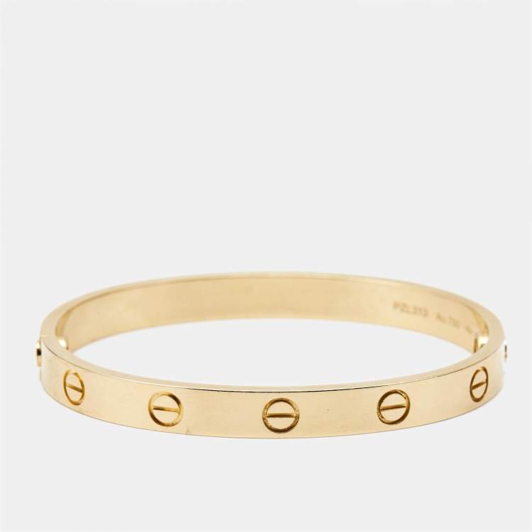 مملوكة مسبقًا Cartier Love 18k Yellow Gold Bracelet 16