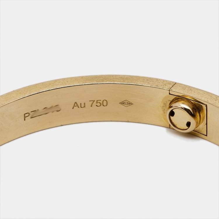 مملوكة مسبقًا Cartier Love 18k Yellow Gold Bracelet 16