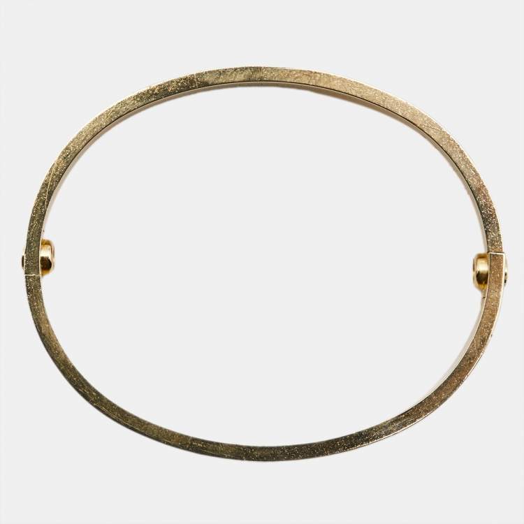 مملوكة مسبقًا Cartier Love 18k Yellow Gold Bracelet 16