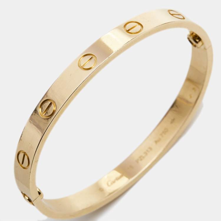 مملوكة مسبقًا Cartier Love 18k Yellow Gold Bracelet 16
