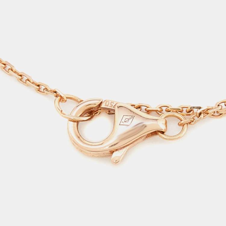Pre Owned Cartier Trinity De Cartier 18K Three Tone Gold Soft Bracelet
