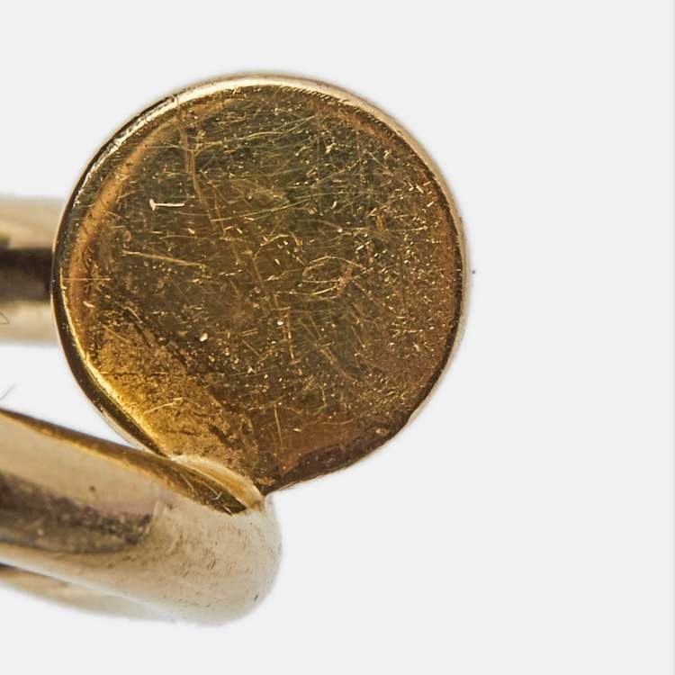 Pre Owned Cartier Juste Un Clou 18K Yellow Gold Ring Size 57