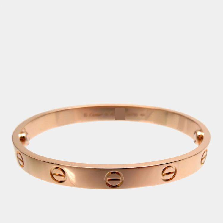 Cartier 18K Rose Gold Bangle Bracelet Cartier TLC