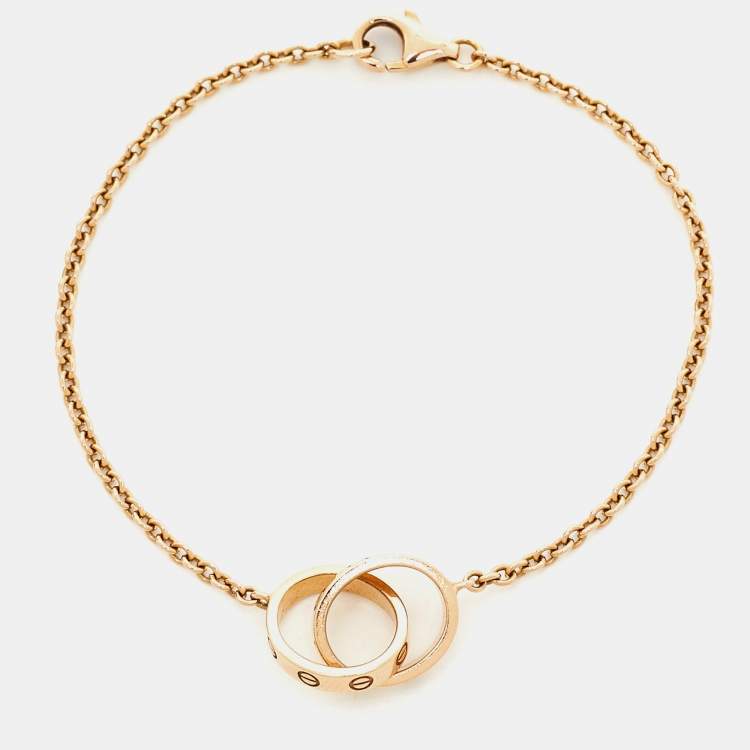 Cartier Love Interlocking Loops K Rose Gold Bracelet Cartier The