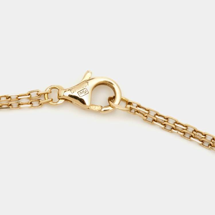 Pre Owned Cartier Love Diamond 18k Yelllow Gold Bracelet