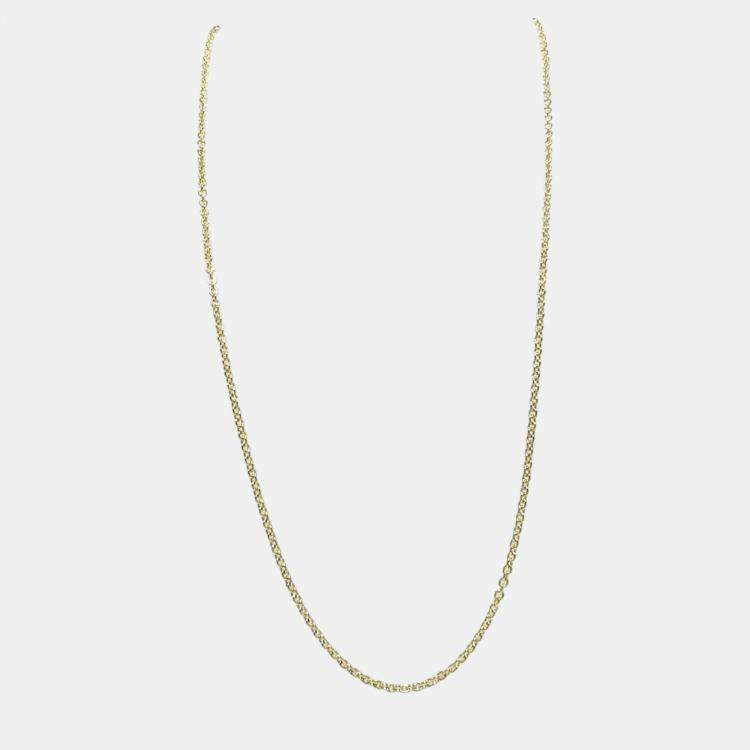 Cartier 18K Yellow Gold Chain necklace Cartier | The Luxury Closet