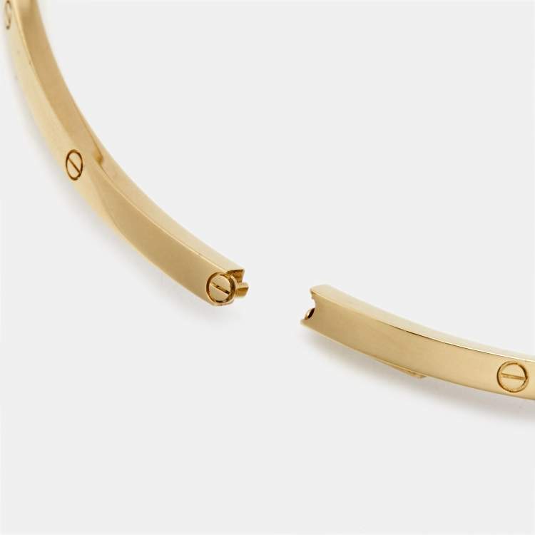 Pre Owned Cartier Love 18k Yellow Gold Collar Necklace