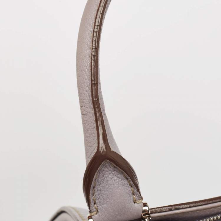 Pre Owned Cartier Mauve Leather Small C de Cartier Satchel