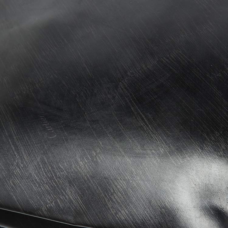 Pre Owned Cartier Black Leather Trinity Bag