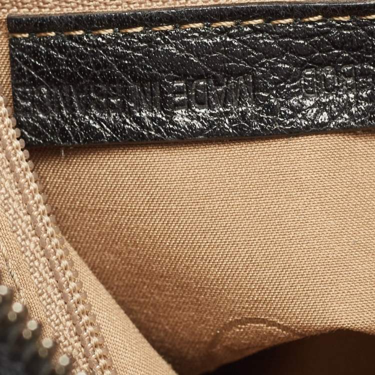 Pre Owned Cartier Black Leather Marcello de Cartier Bag