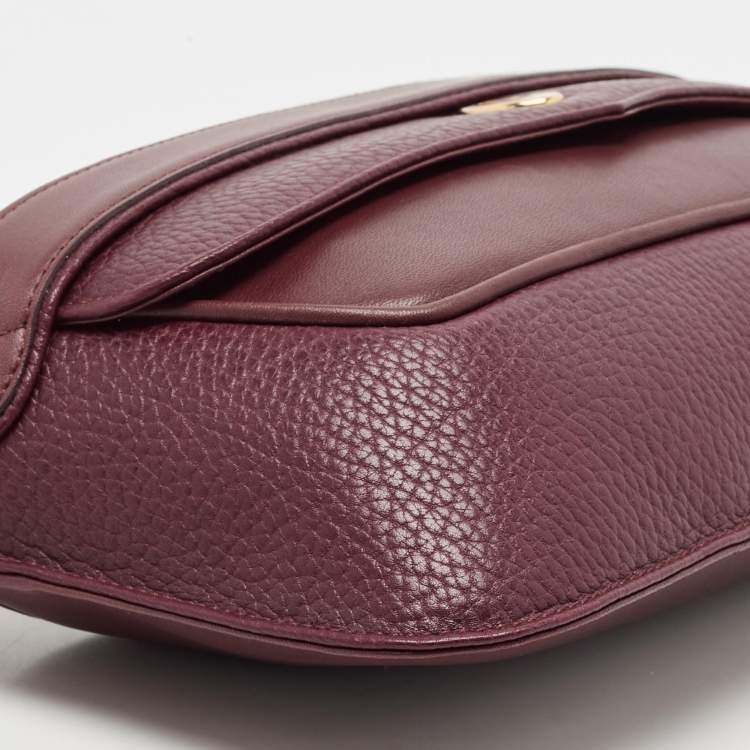 Pre Owned Cartier Red Leather Must de Cartier Clutch