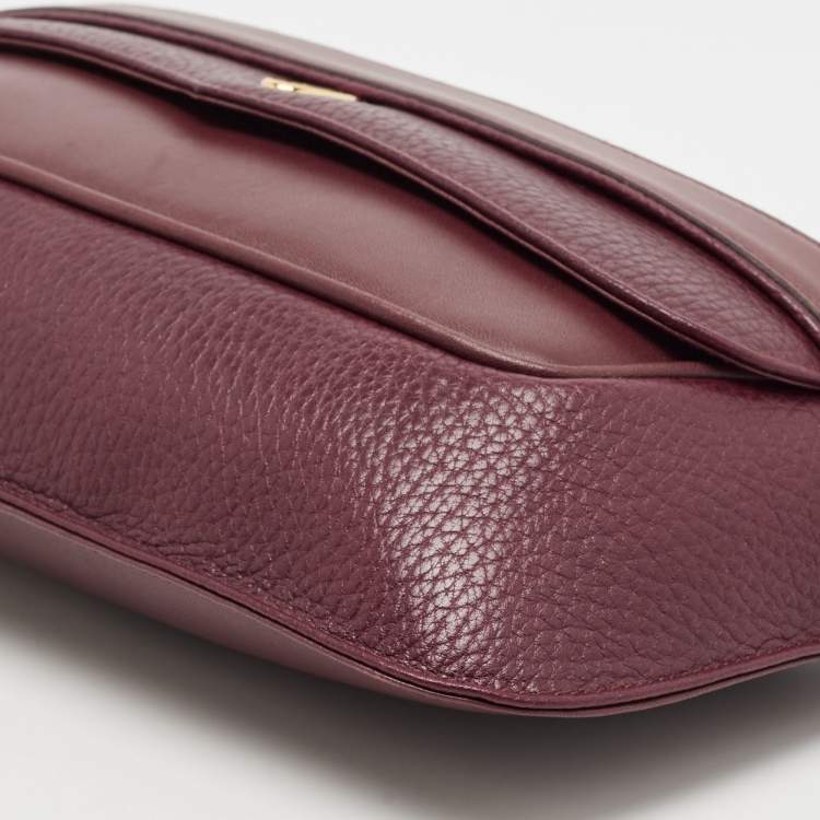 Pre Owned Cartier Red Leather Must de Cartier Clutch