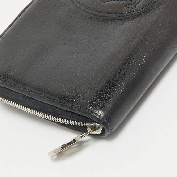 Pre Owned Cartier Black Leather Marcello de Cartier Continental Wallet
