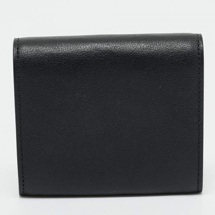 Pre Owned Cartier Black Leather Must de Cartier Small Multiple Wallet