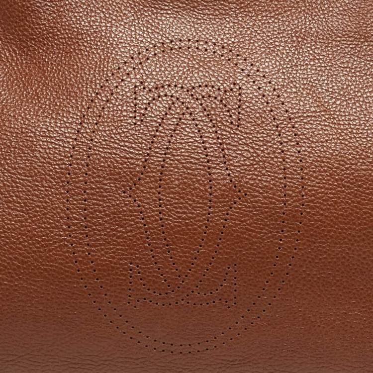 Pre Owned Cartier Brown Leather Large Marcello de Cartier Bag