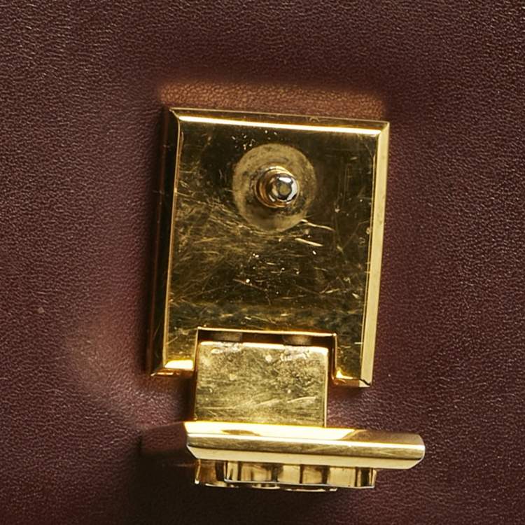 Pre Owned Cartier Red Leather Must de Cartier Shoulder Bag