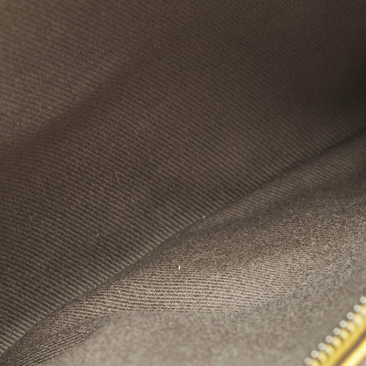 Pre Owned Cartier Yellow Leather Mini C de Cartier Bag