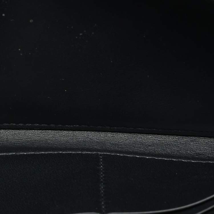 Pre Owned Cartier Panthère de Cartier Black Leather Continental Wallet