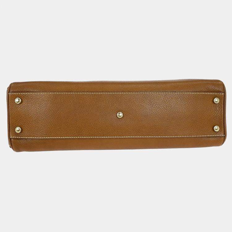 مملوكة مسبقًا Cartier Marcello Brown Leather Shoulder Bag
