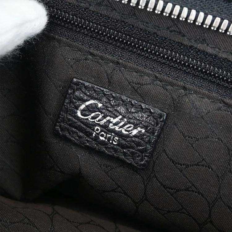 Pre Owned Cartier Black La Dona Chain Shoulder Bag