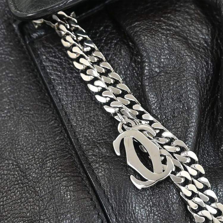 Pre Owned Cartier Black La Dona Chain Shoulder Bag