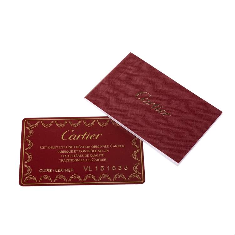 Pre Owned حقيبة كارتييه يد علوية Marcello de Cartier جلد بنية فاتحة