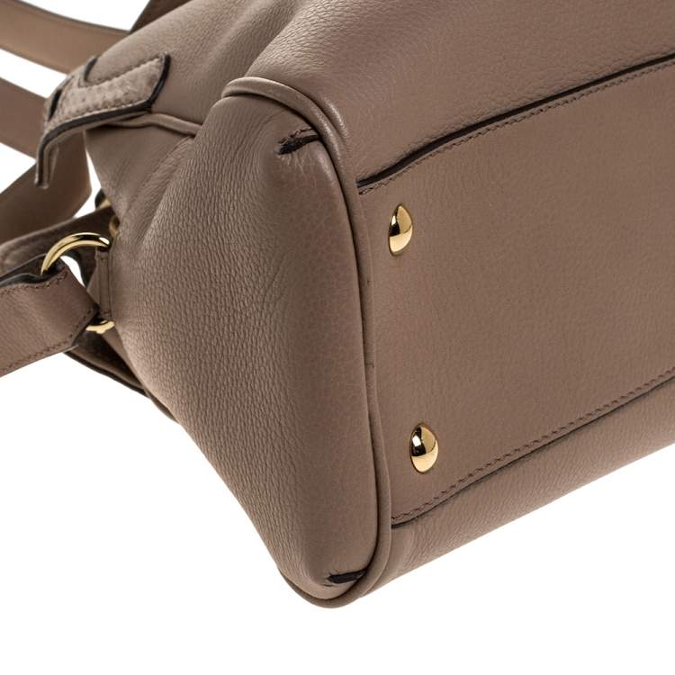 مملوكة مسبقًا Cartier Beige Leather and Python Marcello de Cartier Shoulder Bag