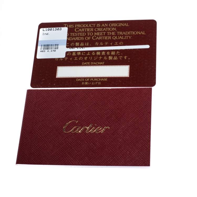 Pre Owned Cartier Red Patent Leather Small Marcello De Cartier Bag