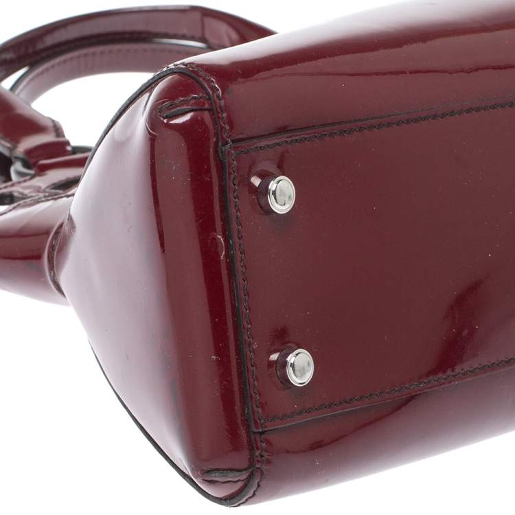 مملوكة مسبقًا Cartier Red Patent Leather Small Marcello De Cartier Bag