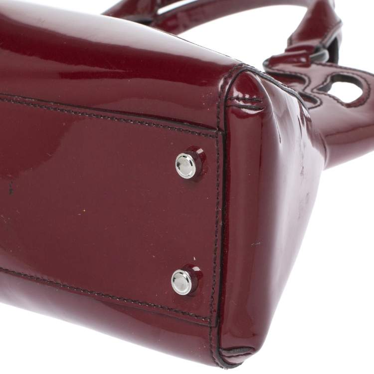 مملوكة مسبقًا Cartier Red Patent Leather Small Marcello De Cartier Bag