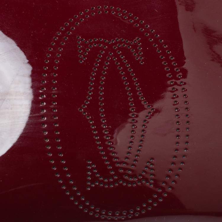 مملوكة مسبقًا Cartier Red Patent Leather Small Marcello De Cartier Bag